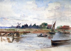 „Scena rzeczna”, 1864-1930. autorstwa Anna Lea Merritt