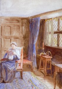 „Kobieta czytająca list”, ok. 1864-1930 autorstwa Anna Lea Merritt