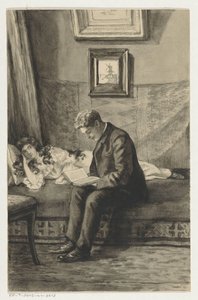 Młody mężczyzna czyta dziewczynie