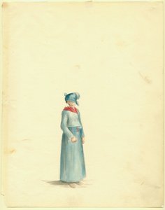 Rysunek kreolskiej kobiety autorstwa Anny Marii Von Phul autorstwa Anna Maria von Phul