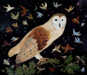 A Word to the Wise, 2013 (akryl) autorstwa Anna Pugh
