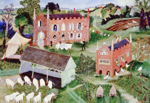Domek dla ptaków, 2002 (akryl)