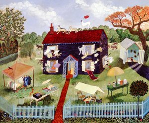 Wszystko musi odejść, 2006 (akryl) autorstwa Anna Pugh