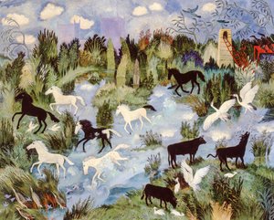 Marsh, 2003 (akryl) autorstwa Anna Pugh