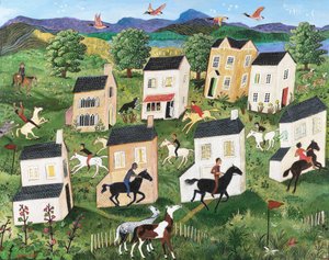 Siódme niebo, 2013 (akryl) autorstwa Anna Pugh