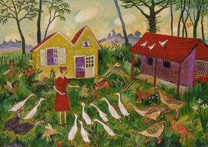 Potem były trzy, 2021 (malowanie) autorstwa Anna Pugh