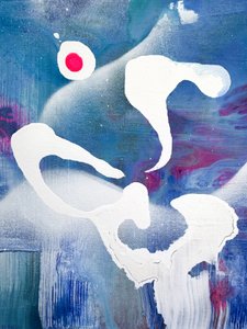 Abstrakcja „Kosmiczne oko” autorstwa Anna Viklund