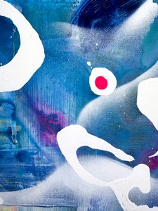 Żywe niebieskie kształty autorstwa Anna Viklund