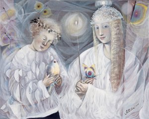 Gemini, 2006 (olej na belgijskim płótnie) autorstwa Annael Anelia Pavlova