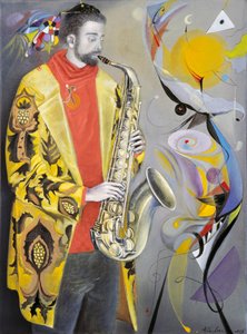 Radość jesieni - według muzyki Paula Hindemitha, 2005 (olej na belgijskim płótnie)