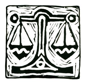 Horoskop (Waga), 2017 (wydruk na płótnie)