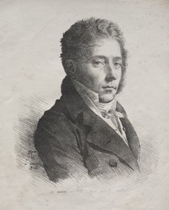 Zbiór esejów litograficznych: Portret MR. Kupin z La Couperie autorstwa Anne-Louis Girodet de Roucy-Trioson