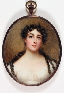 Autoportret (emalia) autorstwa Anne  Wellesley