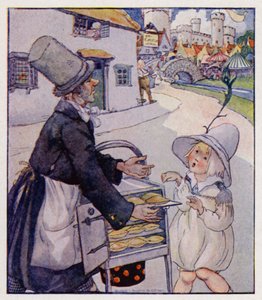 Rymowanka: Simple Simon Met A Pie-Man (kolor lito) autorstwa Anne (after) Anderson