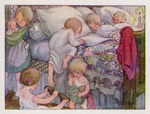 Rymowanka: Wee Willie Winkie biegnie przez miasto (kolor lito)