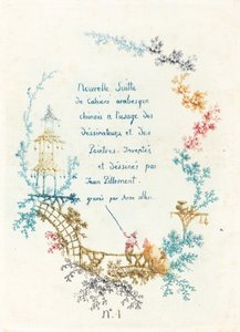 Strona tytułowa autorstwa Anne Allen after Jean Baptiste Pillement