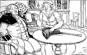 Pan Bumble otarł z czoła pot, który wywołał jego spacer, 1937 autorstwa Anne Anderson