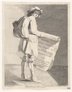 Rondreizende prentverkoper Sprzedawca obrazów (tytuł na obiekcie) Studia podjęte w Lower People lub Crees of Paris. Trzeci garnitur. (tytuł serii na obiekcie)
