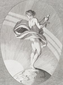Wzrok, 1730-65. Twórcy: Caylus, Anne-Claude-Philippe de, Etienne Fessard. autorstwa Anne Claude Philippe de Caylus, Etienne Fessard
