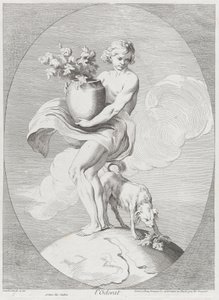 Zapach, 1730-65. Twórcy: Caylus, Anne-Claude-Philippe de, Etienne Fessard. autorstwa Anne Claude Philippe de Caylus, Etienne Fessard