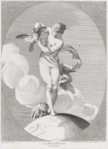 Dotyk, 1730-65. Twórcy: Caylus, Anne-Claude-Philippe de, Etienne Fessard. autorstwa Anne Claude Philippe de Caylus, Etienne Fessard