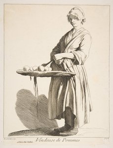 Sprzedawca jabłek, 1746. autorstwa Anne Claude Philippe de Caylus