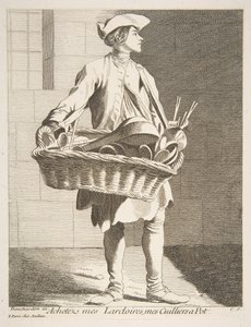 Handlarz naczyniami, 1746. autorstwa Anne Claude Philippe de Caylus