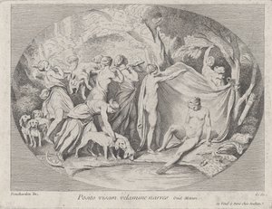 Diana w Łaźni Po powrocie z polowania, ok. godz. 1730-60. autorstwa Anne Claude Philippe de Caylus