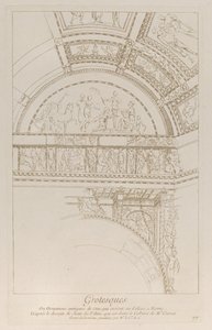 Groteski: fragment stiukowych płaskorzeźb zdobiących Koloseum w Rzymie, ok. 1900 r. 1729.