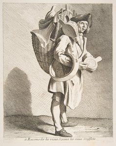 Naprawiacz uszczelek i mieszków, 1738. autorstwa Anne Claude Philippe de Caylus
