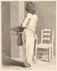 Fryzjer, 1737. autorstwa Anne Claude Philippe de Caylus