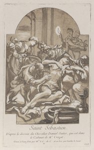 Męczeństwo św. Sebastiana, ca. 1729. autorstwa Anne Claude Philippe de Caylus