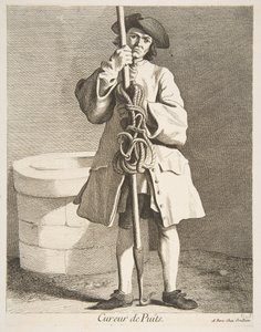 Oczyszczacz studni, 1746. autorstwa Anne Claude Philippe de Caylus
