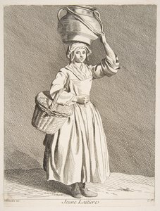 Młoda Mleczarka, 1737. autorstwa Anne Claude Philippe de Caylus