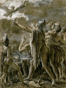 Eneasz i jego zwolennicy w Lacjum, 1791-1793. autorstwa Anne Louis Girodet de Roucy Trioson