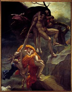 Scena potopu. Obraz Anne Louis Girodet de Roucy-Trioson (Anne-Louis Girodet de Roucy Trioson