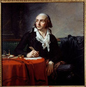 Portret Giuseppe Fravegi (1763-1833) Włoski rewolucjonista. Obraz Anne Louis Girodet de Roucy-Trioson (Anne-Louis Girodet de Roucy Trioson autorstwa Anne Louis Girodet de Roucy Trioson