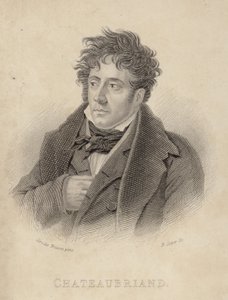 Portret wicehrabiego de Chateaubriand autorstwa Anne Louis Girodet de Roucy Trioson
