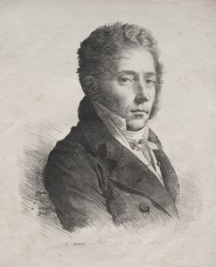 Zbiór esejów litograficznych: Portret MR. Coupin de La Couperie, 1816. autorstwa Anne Louis Girodet de Roucy Trioson