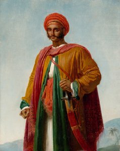 Studium portretu Indianina, ok. 1807 r. autorstwa Anne Louis Girodet de Roucy Trioson