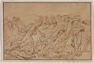 Studium do buntu w Kairze, 1810. autorstwa Anne Louis Girodet de Roucy Trioson