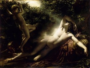 Sen Endymiona, 1791. autorstwa Anne Louis Girodet de Roucy Trioson