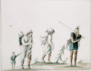 Rodzina indyjska, ok. 1807 (akwarela na papierze)