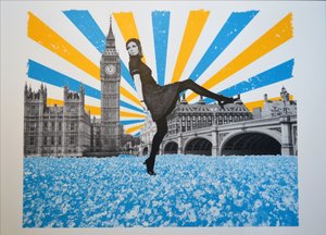 London Stride, 2018, Sitodruk