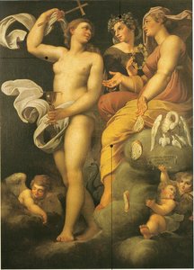 Alegoria cnót teologicznych autorstwa Annibale Carracci