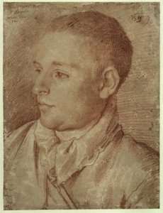 Carracci - Portret Baldassare Aloisi, zwanego Galanino, 1589-1590 autorstwa Annibale Carracci