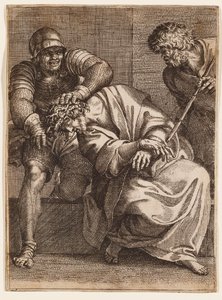 Chrystus ukoronowany cierniem autorstwa Annibale Carracci