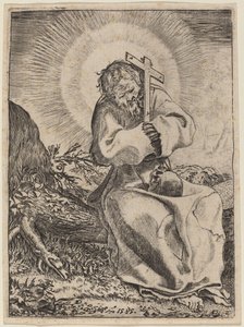 Święty Franciszek z Asyżu autorstwa Annibale Carracci