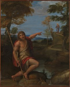 Święty Jan Chrzciciel składa świadectwo autorstwa Annibale Carracci