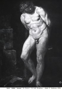 Samson, ok.1580-1609 autorstwa Annibale Carracci